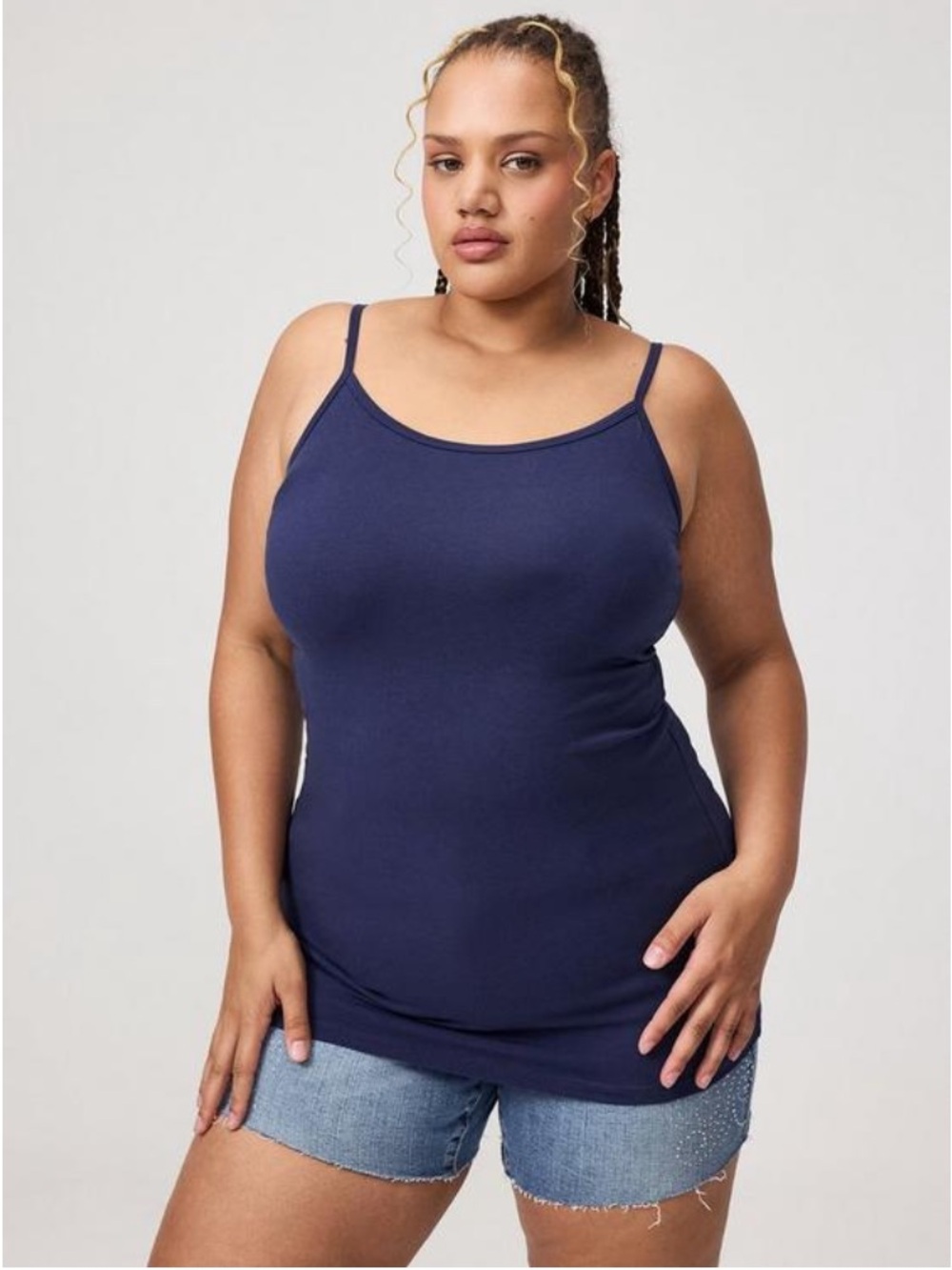 Torrid Foxy Tunic Length Cami - Peacoat (Navy Blue) - Size 1 (US14-16) - NWT